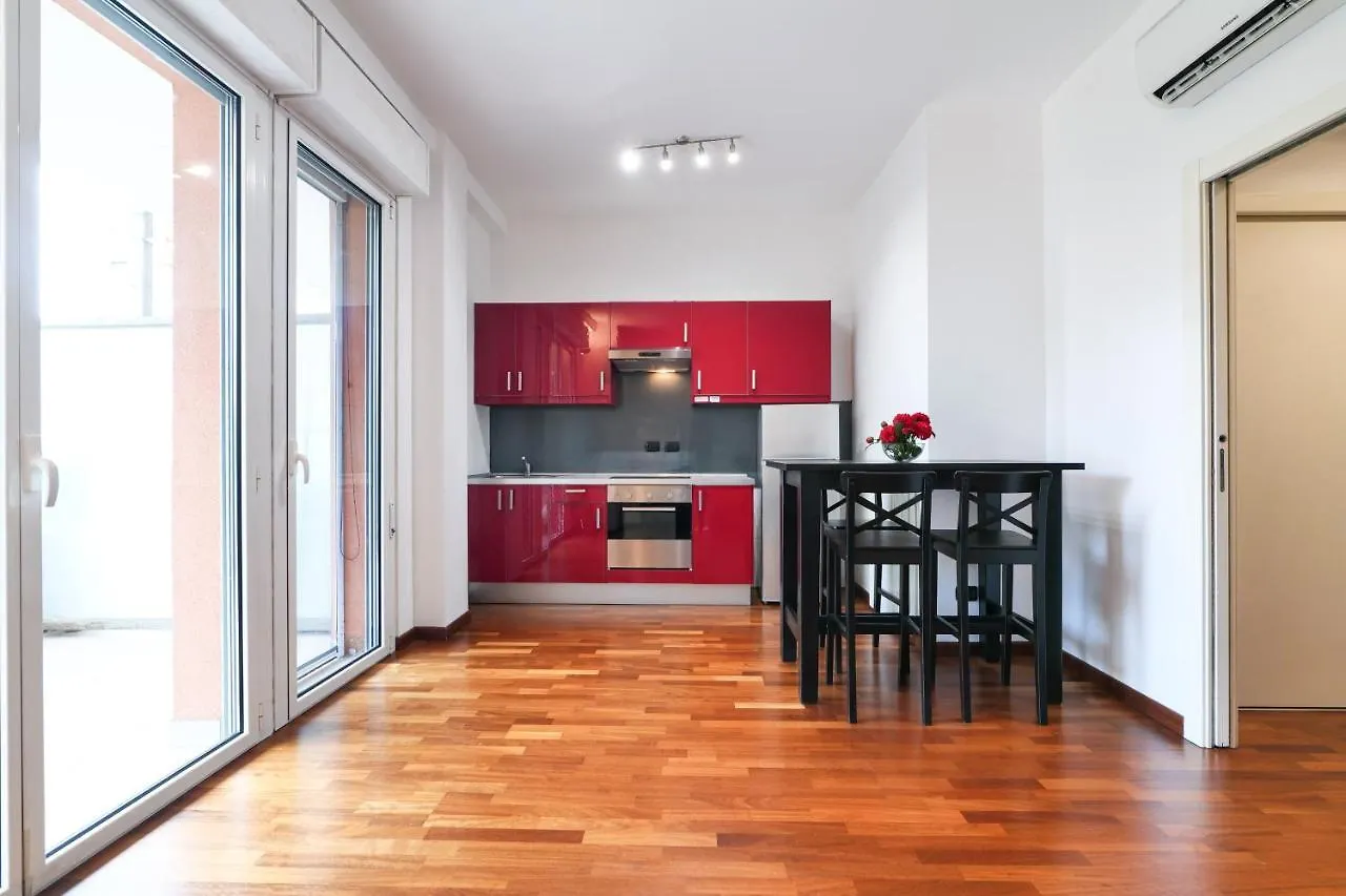 Contempora Apartments - Monolocale Con Terrazza Via F. De Sanctis, 41 Mediolan